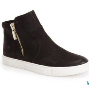 Kenneth Cole Kiera Zip High Top Sneaker in Black